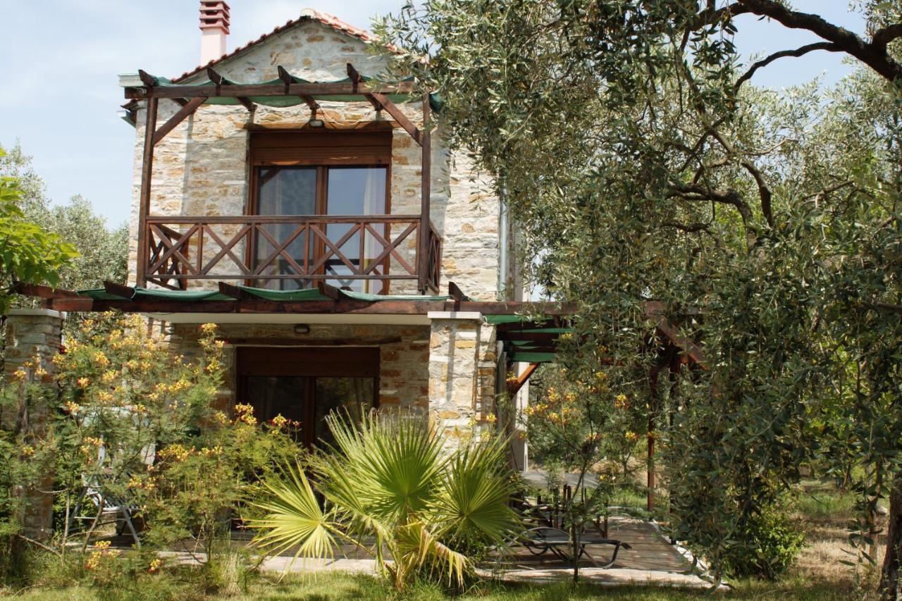 Elea Stone Houses In Organic Quiet Olive Grove, Prinos, Thassos Экстерьер фото