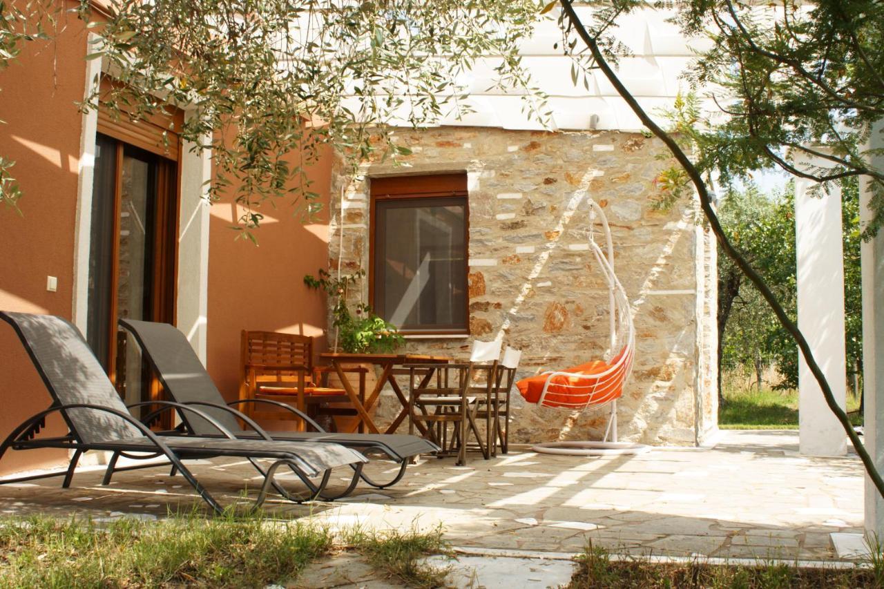 Elea Stone Houses In Organic Quiet Olive Grove, Prinos, Thassos Экстерьер фото