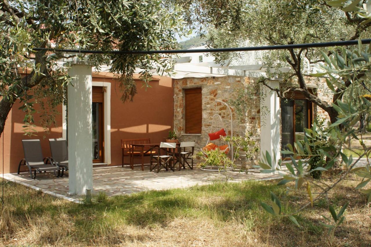 Elea Stone Houses In Organic Quiet Olive Grove, Prinos, Thassos Экстерьер фото