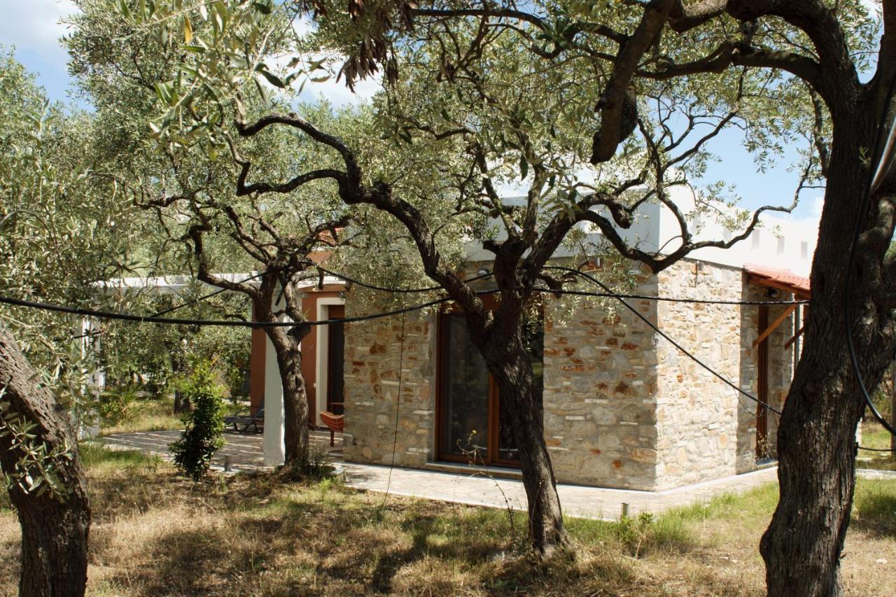 Elea Stone Houses In Organic Quiet Olive Grove, Prinos, Thassos Экстерьер фото